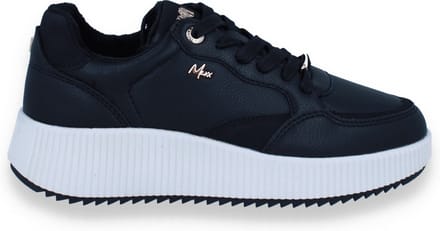 Mexx Dames Sneaker Marilo Orchid Black | Zwart | Maat: 39