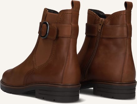 Gabor 653.1 Enkellaarsjes - Enkelboots met rits - Dames - Camel - Maat 38,5