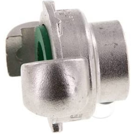 RVS DN 15 DIN 3489 compressor klauwkoppeling Rp 3/8 inch Binnendraad - CL42-15-F-SF-038