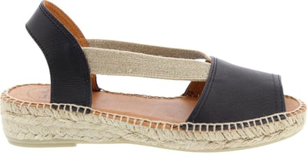 Toni Pons Etna Dames Espadrilles - Zwart - Maat 35