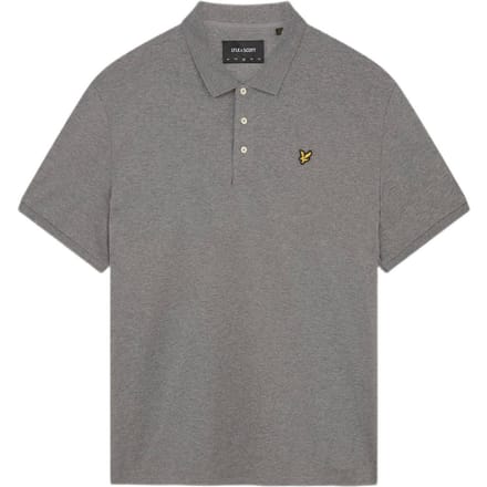 Lyle and Scott Polo Plain Grijs - Maat S - Heren