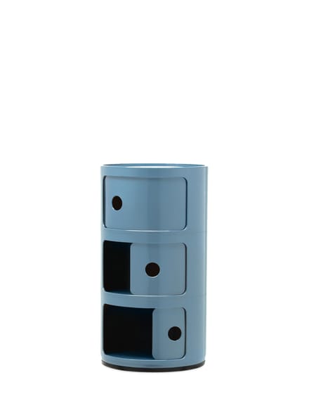Kartell Componibili container - 3 elementen - lichtblauw