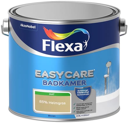 Flexa - Easycare Badkamer - 85% Helmgras - Mengverf - 2,5 L