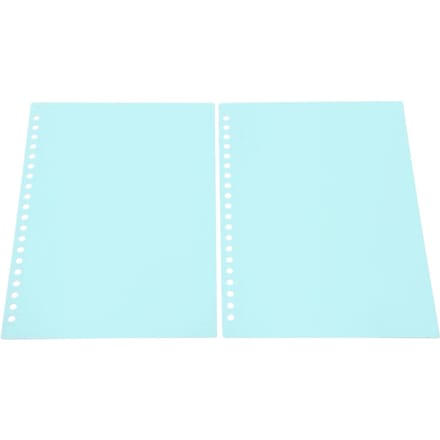20 Vellen Los Blad Binding Cover A5 20 Gaten Flexibel PP Kunststof Los Blad Presentatie Binding white