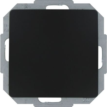 Kopp Wisselschakelaar - 1-voudig - Mat zwart - Thermoplast - 230V
