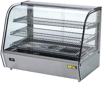 Buffalo warmhoudvitrine 160L