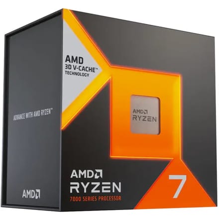 AMD Ryzen 7 7800 X3D 4,2GHz L3 = 96M Processor 120W 8-Core 16-Thread R7 7800 X3D Socket AM5 5NM DDR5 maar zonder ventilator