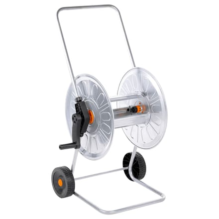 vidaXL - Tuinslangkar - voor - 80 - m - 1/2" - of - 50 - m - 3/4" - slang - staal