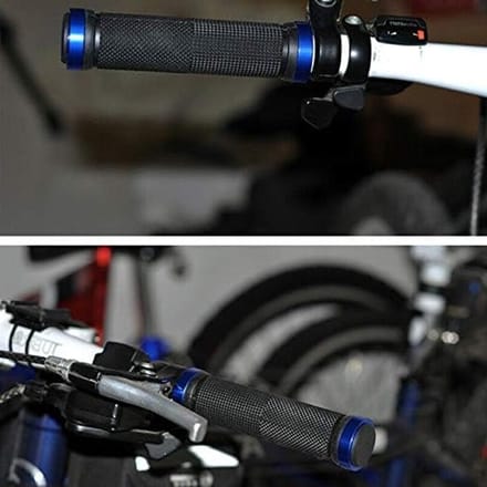 Mountainbike handgrepen met dubbele vergrendeling, gladde aluminiumlegering, ergonomisch ontwerp