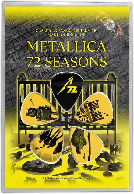 Metallica - 72 Seasons Plectrum - Set van 5 - Multicolours