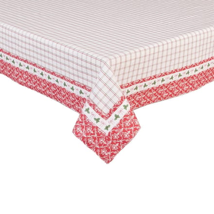 Katoenen 100 x 100 Tafelkleed rood - NCT01