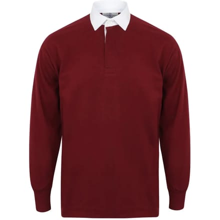 Polo met lange mouwen Front Row Plain Rugby
