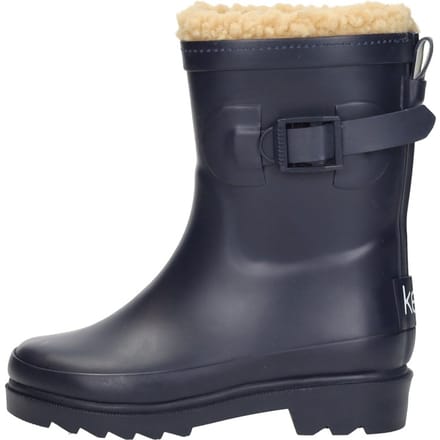 KEQ Rainboots Fur Kinderlaarzen - Blauw - Maat 35/36
