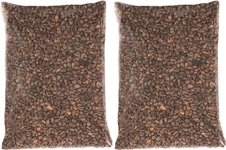 Hobby/knutsel Druivenpitten vulmateriaal - 2x - 500 gram - warmtekussen vulling