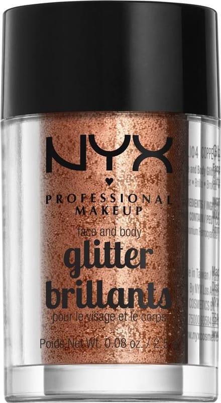 FACE & BODY GLITTER - COPPER