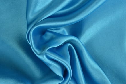 15 meter satijn stof - Petrol - 100% polyester