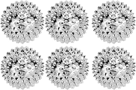 Set van 6 Magnetische Massageballen voor Acupunctuur, Stressverlichting en Ontspanning