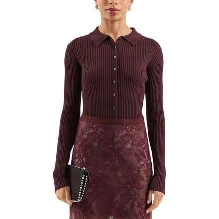 Dames Ribbels Knit Vest QS