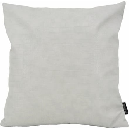 Gek op kussens! Sierkussen croco licht | 45 x 45 cm | pu leder