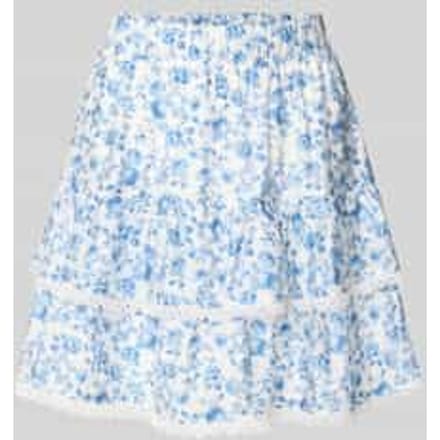 Uitlopende rok van viscosemix model 'BLISS'