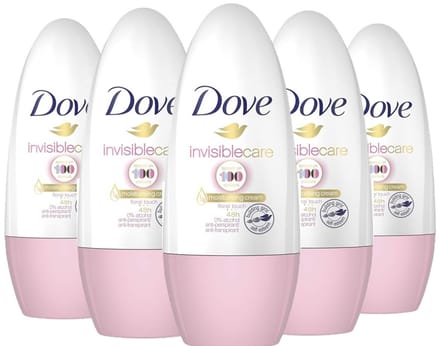 Dove Deo Roller Invisible Care 5 x 50 ml - Voordeelverpakking