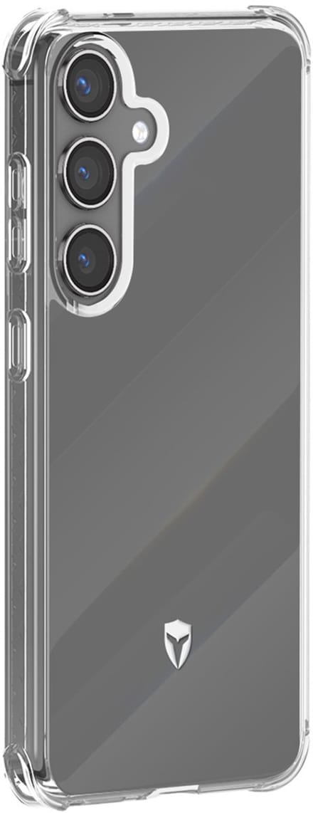 Force Case, Hoesje geschikt voor Galaxy S24 - Versterkt Tryax System met 3D Inserts, Transparant