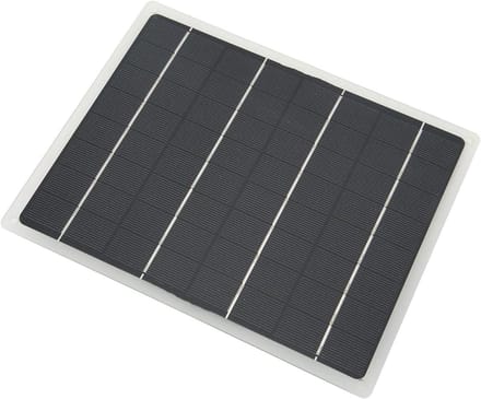 Zonnepaneel - Solar Charger - Batterij Laden - Hoge Efficiëntie - 30 x 21 cm - Zwart