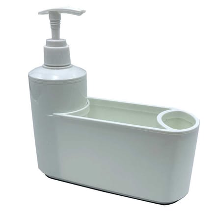 Metlex - Vaatwasmiddel Dispenser - Wit - 200ml - Antislip Basis