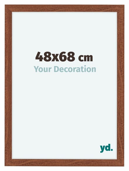 Your Decoration - Fotolijst 48x68 cm - MDF - Walnoot - Como