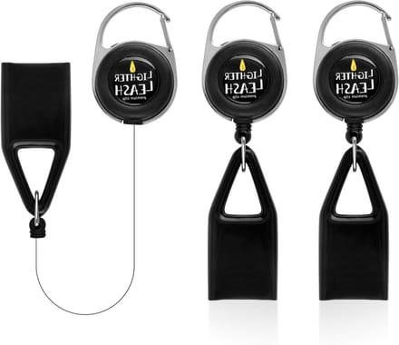 Ronte - Aanstekers met riem, Safe Stash Gadget, zwart - Clipper compatibel.