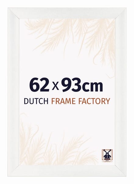 Fotolijst 62x93 cm - MDF - Wit Geveegd - Praag