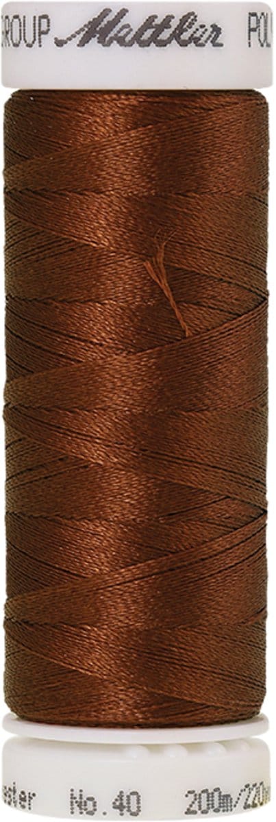 Mettler borduurgaren - Bruin - Nr 1342 - Polysheen - 200 meter
