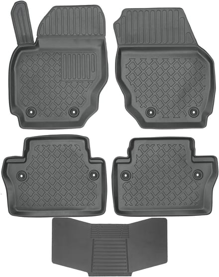 Max-Dywanik Aristar - Volvo V70 III/XC70 II - 2007-2016 - Voor en Achter - Zwart