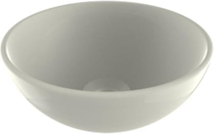 Plieger Mini Round waskom - 26x26x12cm - glans wit