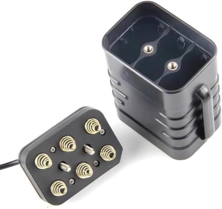 Batterijhouder - Batterijbox - Dubbele Interface - Waterdichte Behuizing - 12V - Zwart