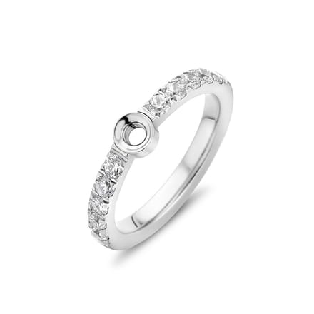 Melano Twisted Ring - Staal