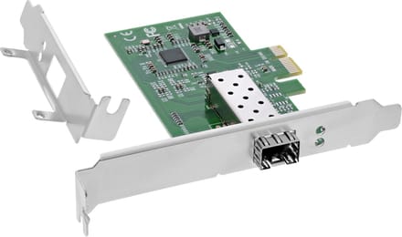 InLine® Gigabit netwerkkaart, 1x LC fiber 1 Gb/s, PCIe x1