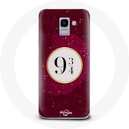 Coque - Harry Potter - Galaxy J6 2018 - Souple - Rouge - Voie 9 3 4