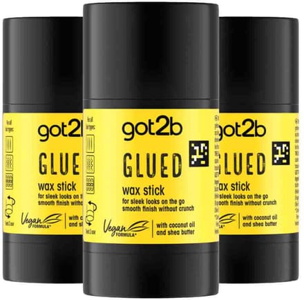 Got2b - Glued Styling Haarwax Stick - 3 x 50 gr - Voordeelverpakking