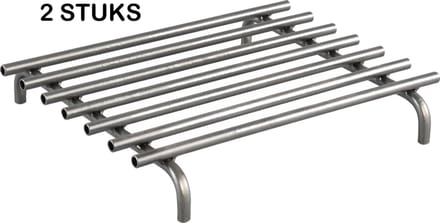 PTMD - pannenonderzetters  - Metaal -  25 x 18 x 4 cm – 2 stuks