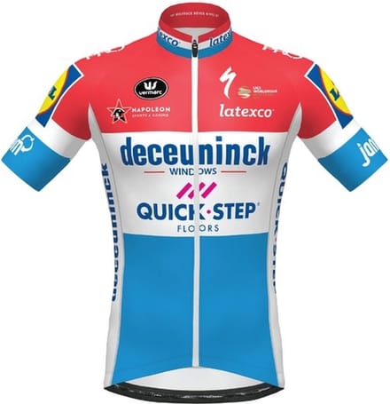 DECEUNINCK QUICK-STEP 2020 KAMPIOEN LUXUMBURG KORTE MOUWEN AERO SP.L Maat S