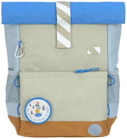 Lässig rugzak voor kinderen Medium Rolltop Backpack - Sunny Explorer Green / Blue kaki