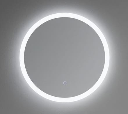 LINEA UNO - Soryn 80 x 80 - Frameloos - Spiegel - Rond - LED-verlichting (dimbaar) - Anti-condens - 301697