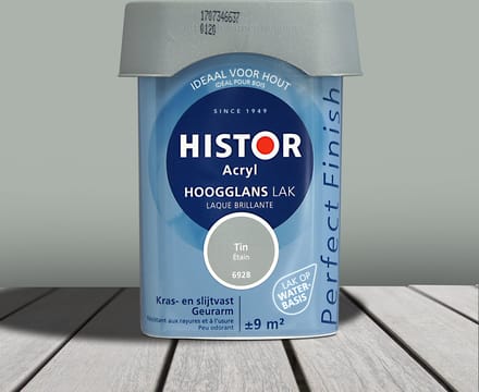 Histor Perfect Finish Lak Acryl Hoogglans 0,75 liter - Tin