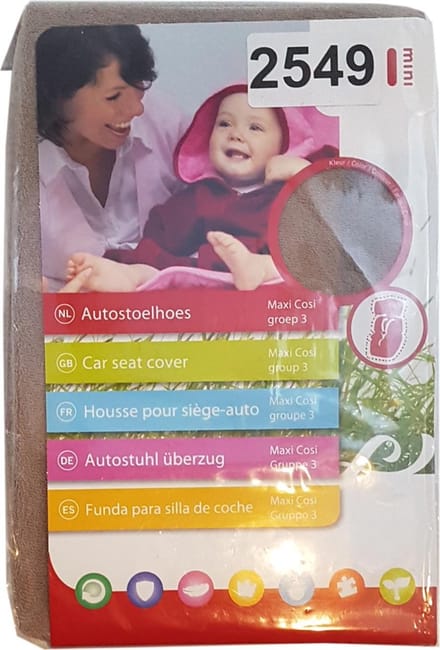 ISI MINI - Autostoelhoes - Model: Groep 3 - Kleur: Taupe