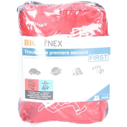 BioSynex EHBO-etui First - Complete Eerste Hulp Set voor 1-2 Personen - Auto, Reis en Camping