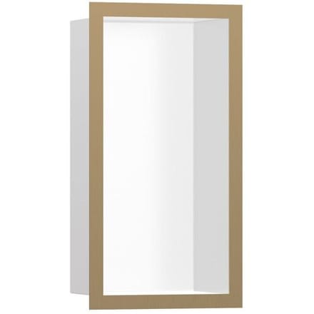 Hansgrohe XtraStoris Individual wall niche installation box with design frame 15 x 10 x 30 cm 56096140