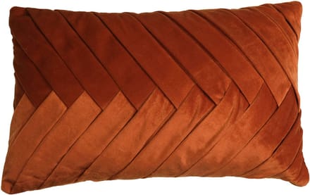 Folded rust Cushion cover 30 x 50 cm