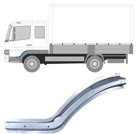 Reparatie dorpel voor Mercedes Atego 1998-2013 / Links