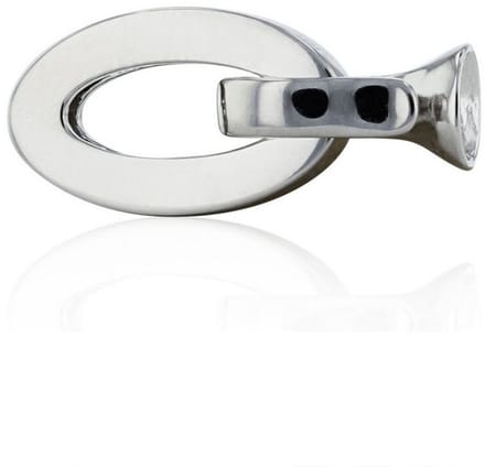 Luna-Pearls - 606.0918 - Sieradensluiting - Dames - 925er Zilver gerhodineerd - 10mm
